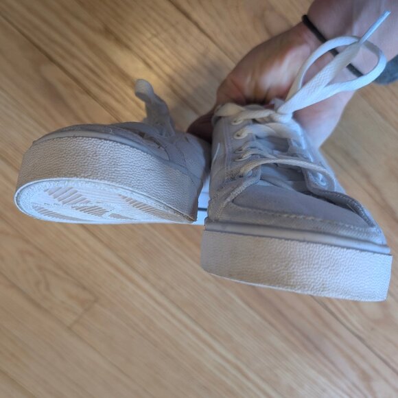 EUC Nike Women's 6 Court Legacy Mule sneakers white canvas slip on shoes slides - Picture 8 of 12